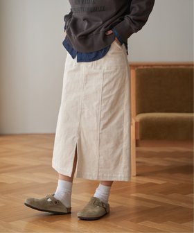 【エルビーシー/LBC】のコーデュロイベイカーIラインスカート 人気、トレンドファッション・服の通販 founy(ファニー) ファッション Fashion レディースファッション Fashion for Women スカート Skirts コーデュロイ Corduroy, Cord Fabric スウェット / スエット Sweatshirt, Sweatwear フロント Front, Front Design 冬 Winter / This Winter 定番 Standard, Basic Item |ID:prp329100004796510