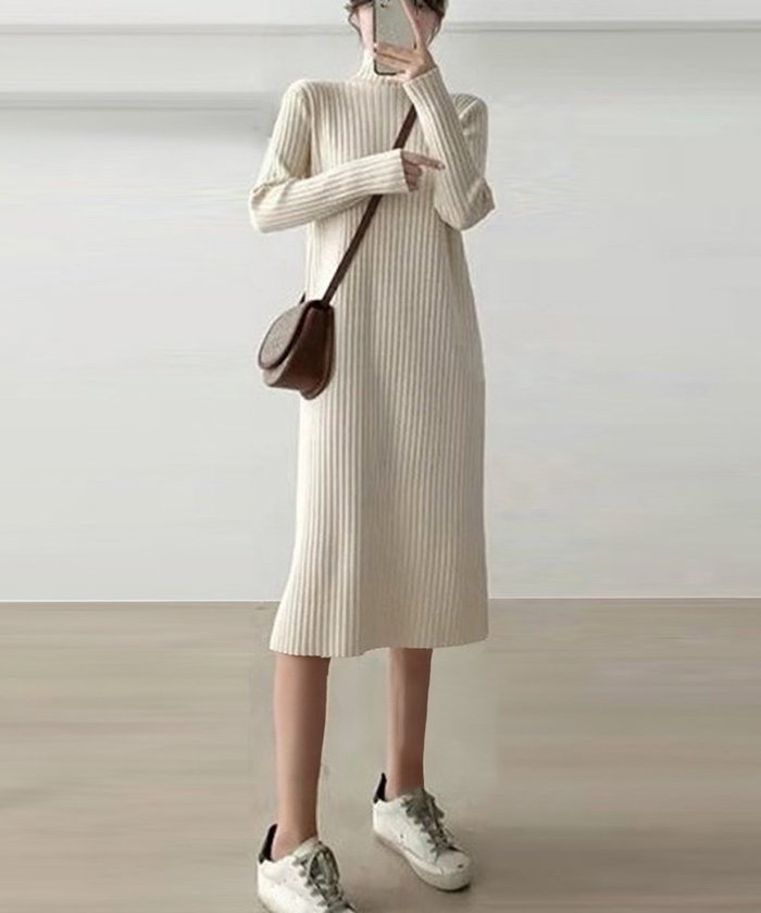【ミニミニストア/miniministore】のリブニット ワンピース ハイネック 無地 インテリア・キッズ・メンズ・レディースファッション・服の通販 founy(ファニー) https://founy.com/ ファッション Fashion レディースファッション Fashion for Women ワンピース Dresses ニットワンピース Knit Dresses アクリル Acrylic Material インナー Innerwear ジャケット Jacket, Outerwear セーター Sweater, Knitwear 長袖 Long Sleeve, Full Sleeve ハイネック High Neck, Mock Neck 無地 Plain, Solid Color リブニット Rib Knit, Ribbed Knit ロング Long, Long-Length 冬 Winter / This Winter A/W・秋冬 Autumn/Winter おすすめ Recommended / Our Picks |ID: prp329100004796519 ipo3291000000034853502