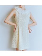 【リリーブラウン/Lily Brown】のL.B CANDY STOCK フリルカラー付き2wayミニワンピース 人気、トレンドファッション・服の通販 founy(ファニー) ファッション Fashion レディースファッション Fashion for Women ワンピース Dresses シンプル Simple, Minimal スパンコール Sequins, Sequin Embellishment スマート Smart, Elegant ツイード Twill, Twill Weave フリル Frill, Ruffle リボン Ribbon, Bow thumbnail IVR[003]|ID: prp329100004796531 ipo3291000000034799822