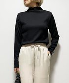 【リラクロ/relaclo】のmitis/カットシャーリングボトルネックロンT 人気、トレンドファッション・服の通販 founy(ファニー) ファッション Fashion レディースファッション Fashion for Women トップス・カットソー Cut & Sew Tops ロングTシャツ・Tシャツ Longline T-Shirts & Tees インナー Innerwear ベスト Vest, Waistcoat ベーシック Basic, Essential ボトルネック Bottle Neck, Mock Neck 定番 Standard, Basic Item thumbnail ブラック|ID: prp329100004796537 ipo3291000000034799857