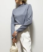 【リラクロ/relaclo】のmitis/カットシャーリングボトルネックロンT 人気、トレンドファッション・服の通販 founy(ファニー) ファッション Fashion レディースファッション Fashion for Women トップス・カットソー Cut & Sew Tops ロングTシャツ・Tシャツ Longline T-Shirts & Tees インナー Innerwear ベスト Vest, Waistcoat ベーシック Basic, Essential ボトルネック Bottle Neck, Mock Neck 定番 Standard, Basic Item thumbnail ブルー|ID: prp329100004796537 ipo3291000000034799858