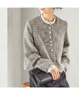 【シップス フォー ウィメン/SHIPS】のトライスピン 杢 ツイード パール モチーフ ボタン ジャケット(セレモニー対応可) 人気、トレンドファッション・服の通販 founy(ファニー) ファッション Fashion レディースファッション Fashion for Women アウター Coat / Outerwear Collection レディースジャケット・軽アウター Jackets オケージョン Occasion Wear ジャケット Jacket, Outerwear タートル Turtleneck, Turtle Collar ツイード Twill, Twill Weave デニム Denim, Jeans Material 定番 Standard, Basic Item 人気 Popular, Best Seller パール Pearl, Pearl Accent ポケット Pocket, Pocket Detail 別注 Limited Edition, Custom Order ミックス Mix, Mixed Style モチーフ Motif, Design Theme ワイド Wide, Wide Fit おすすめ Recommended / Our Picks セレモニー Ceremony 入学式 Entrance Ceremony 卒業式 Graduation Ceremony 2026年 2026 |ID:prp329100004796561