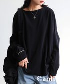 【アンティカ/antiqua】のantiqua アンティカ トップス 起毛 リブ 長袖 AY-00081 人気、トレンドファッション・服の通販 founy(ファニー) ファッション Fashion レディースファッション Fashion for Women トップス・カットソー Cut & Sew Tops セットアップ Set-Up, Coordinated Outfit 長袖 Long Sleeve, Full Sleeve バランス Balance, Style Balance パープル Purple, Violet 無地 Plain, Solid Color リラックス Relax, Relaxed Fit A/W・秋冬 Autumn/Winter thumbnail 04 ブラック/ボートネック|ID: prp329100004796564 ipo3291000000035140941