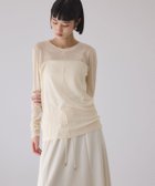 【アダム エ ロペ/ADAM ET ROPE'】のシアーフライスロンT 人気、トレンドファッション・服の通販 founy(ファニー) ファッション Fashion レディースファッション Fashion for Women トップス・カットソー Cut & Sew Tops ロングTシャツ・Tシャツ Longline T-Shirts & Tees 2025年 2025 2025-2026秋冬・A/W Autumn/Winter 2025–26 AW25–26 おすすめ Recommended / Our Picks イエロー Yellow カーディガン Cardigan, Knitwear シアー Sheer, See-Through シンプル Simple, Minimal thumbnail キナリ(16)|ID: prp329100004796574 ipo3291000000034800157