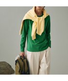 【エーグル/AIGLE】のUVカット ワンポイントロゴ ロングスリーブ 長袖リブTシャツ 人気、トレンドファッション・服の通販 founy(ファニー) ファッション Fashion レディースファッション Fashion for Women トップス・カットソー Cut & Sew Tops シャツ・ブラウス・オフィスカジュアル Elegant Blouses & Button-Ups ロングTシャツ・Tシャツ Longline T-Shirts & Tees アウトドア Outdoor Clothing スリーブ Sleeve, Long Sleeve / Short Sleeve プリント Print, Printed Pattern ロング Long, Long-Length ワンポイント One Point, Statement Accent 長袖 Long Sleeve, Full Sleeve thumbnail グリーン|ID: prp329100004796597 ipo3291000000035100643