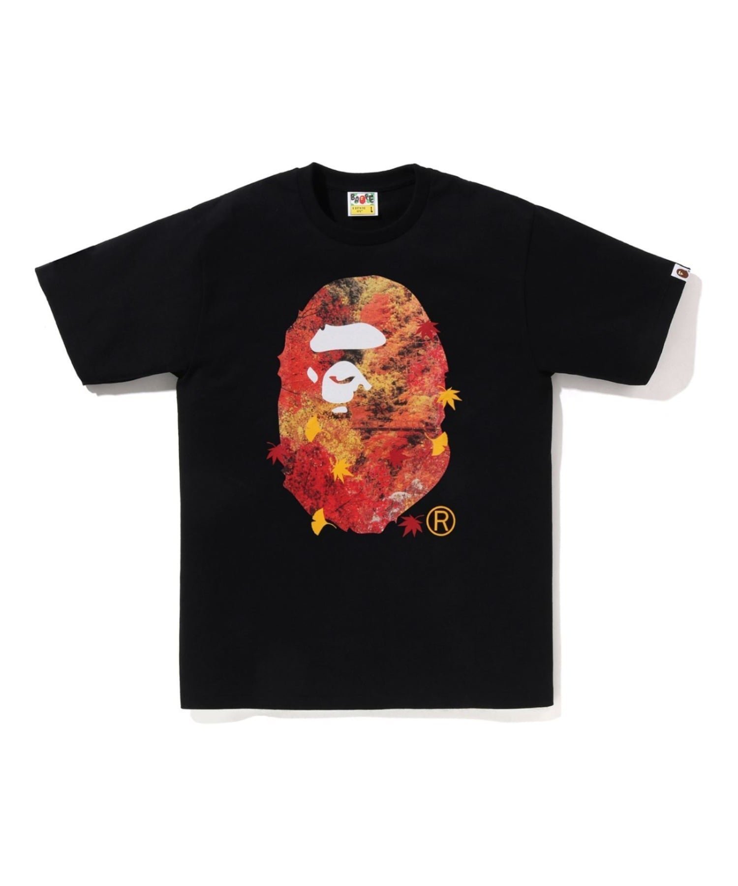 【ア ベイシング エイプ/A BATHING APE】のJAPAN AUTUMN PHOTO APE HEAD TEE 人気、トレンドファッション・服の通販 founy(ファニー) 　ファッション　Fashion　レディースファッション　Fashion for Women　インナー　Innerwear　グラフィック　Graphic, Graphic Design　ショート　Short, Short Length　スリーブ　Sleeve, Long Sleeve / Short Sleeve　プリント　Print, Printed Pattern　モチーフ　Motif, Design Theme　秋　Autumn　 other-1|ID: prp329100004796604 ipo3291000000035181769