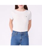 【プチバトー/PETIT BATEAU】のボートネック半袖Tシャツ 人気、トレンドファッション・服の通販 founy(ファニー) ファッション Fashion レディースファッション Fashion for Women トップス・カットソー Cut & Sew Tops シャツ・ブラウス・オフィスカジュアル Elegant Blouses & Button-Ups ロングTシャツ・Tシャツ Longline T-Shirts & Tees シンプル Simple, Minimal デニム Denim, Jeans Material フェミニン Feminine, Girly エレガント 上品 Elegant 半袖 Short Sleeve, Half Sleeve thumbnail ホワイト|ID: prp329100004796632 ipo3291000000034995222