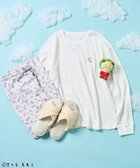 【フリークスストア/FREAK'S STORE】のCOJI-COJI 長袖 ルームウェアセット/パジャマセット/ワッフルロンT スウェットパンツ セット/総柄パンツ 25AW 人気、トレンドファッション・服の通販 founy(ファニー) ファッション Fashion レディースファッション Fashion for Women パンツ Pants & Trousers イラスト Illustration スペシャル Special, Limited Edition 人気 Popular, Best Seller 長袖 Long Sleeve, Full Sleeve パジャマ Pajamas, Sleepwear プリント Print, Printed Pattern ペイズリー Paisley, Ethnic Pattern ワッフル Waffle, Waffle Knit ワンポイント One Point, Statement Accent A/W・秋冬 Autumn/Winter 冬 Winter / This Winter 旅行 Travel 2025年 2025 2025-2026秋冬・A/W Autumn/Winter 2025–26 AW25–26 thumbnail オフホワイト|ID: prp329100004796638 ipo3291000000035051048