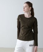 【アヴィレックス/AVIREX】のFATIGUE L/S T-SHIRT/ ファティーグロングスリーブTシャツ 人気、トレンドファッション・服の通販 founy(ファニー) ファッション Fashion レディースファッション Fashion for Women トップス・カットソー Cut & Sew Tops シャツ・ブラウス・オフィスカジュアル Elegant Blouses & Button-Ups ロングTシャツ・Tシャツ Longline T-Shirts & Tees スリーブ Sleeve, Long Sleeve / Short Sleeve 定番 Standard, Basic Item ポケット Pocket, Pocket Detail ミリタリー Military, Army Style ロング Long, Long-Length thumbnail オリーブ|ID: prp329100004796639 ipo3291000000034995403