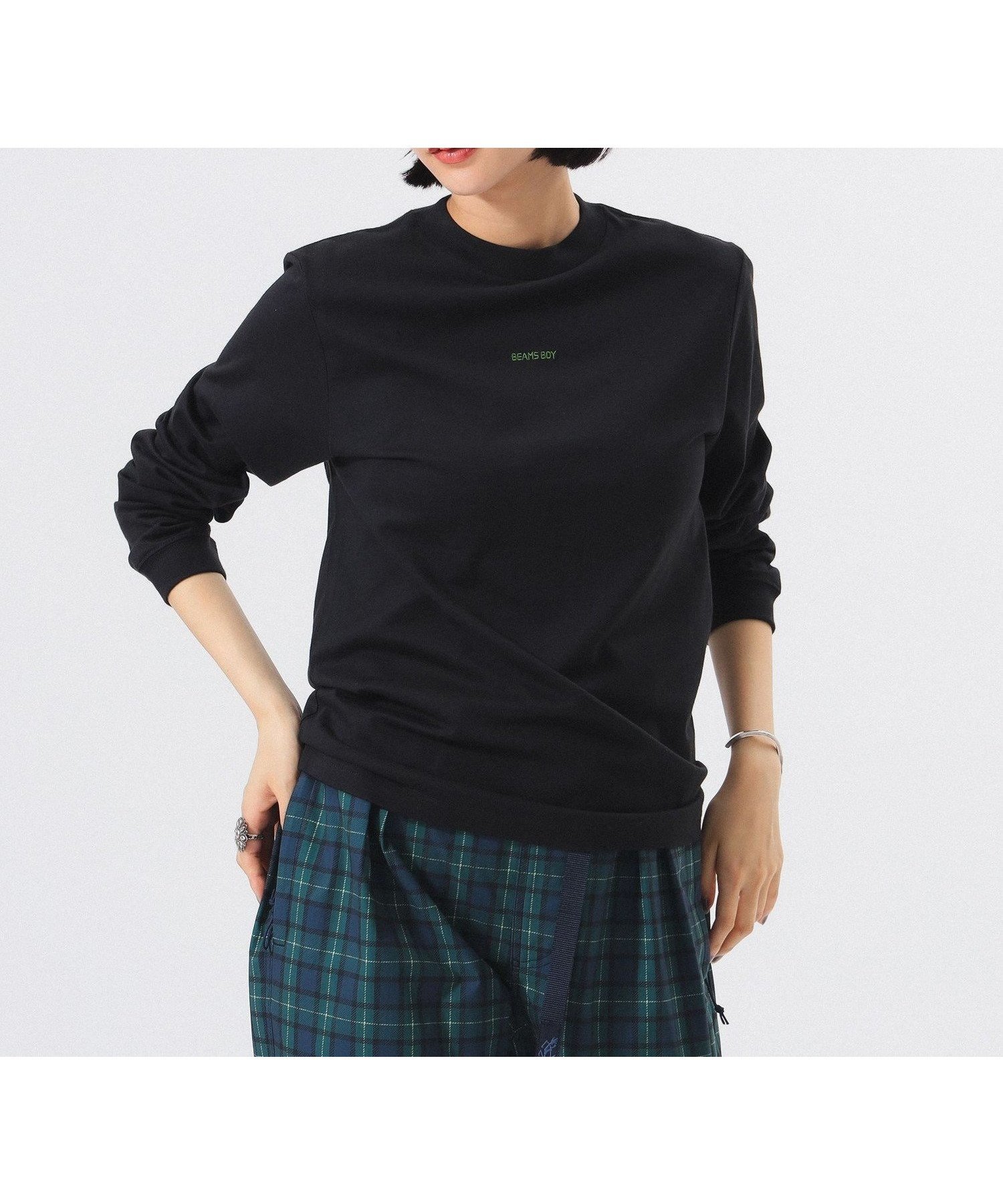 【ビームス ウイメン/BEAMS】の【12/4新規値下げ】ボーイ ミニロゴ ロングスリーブ Tシャツ インテリア・キッズ・メンズ・レディースファッション・服の通販 founy(ファニー) ファッション Fashion レディースファッション Fashion for Women トップス・カットソー Cut & Sew Tops シャツ・ブラウス・オフィスカジュアル Elegant Blouses & Button-Ups ロングTシャツ・Tシャツ Longline T-Shirts & Tees インナー Innerwear ウェーブ Wavy Pattern カーディガン Cardigan, Knitwear シンプル Simple, Minimal スリーブ Sleeve, Long Sleeve / Short Sleeve 長袖 Long Sleeve, Full Sleeve フィット Fit, Slim Fit フロント Front, Front Design ベーシック Basic, Essential レギュラー Regular, Standard Fit ロング Long, Long-Length おすすめ Recommended / Our Picks BLACK|ID: prp329100004796649 ipo3291000000034801011