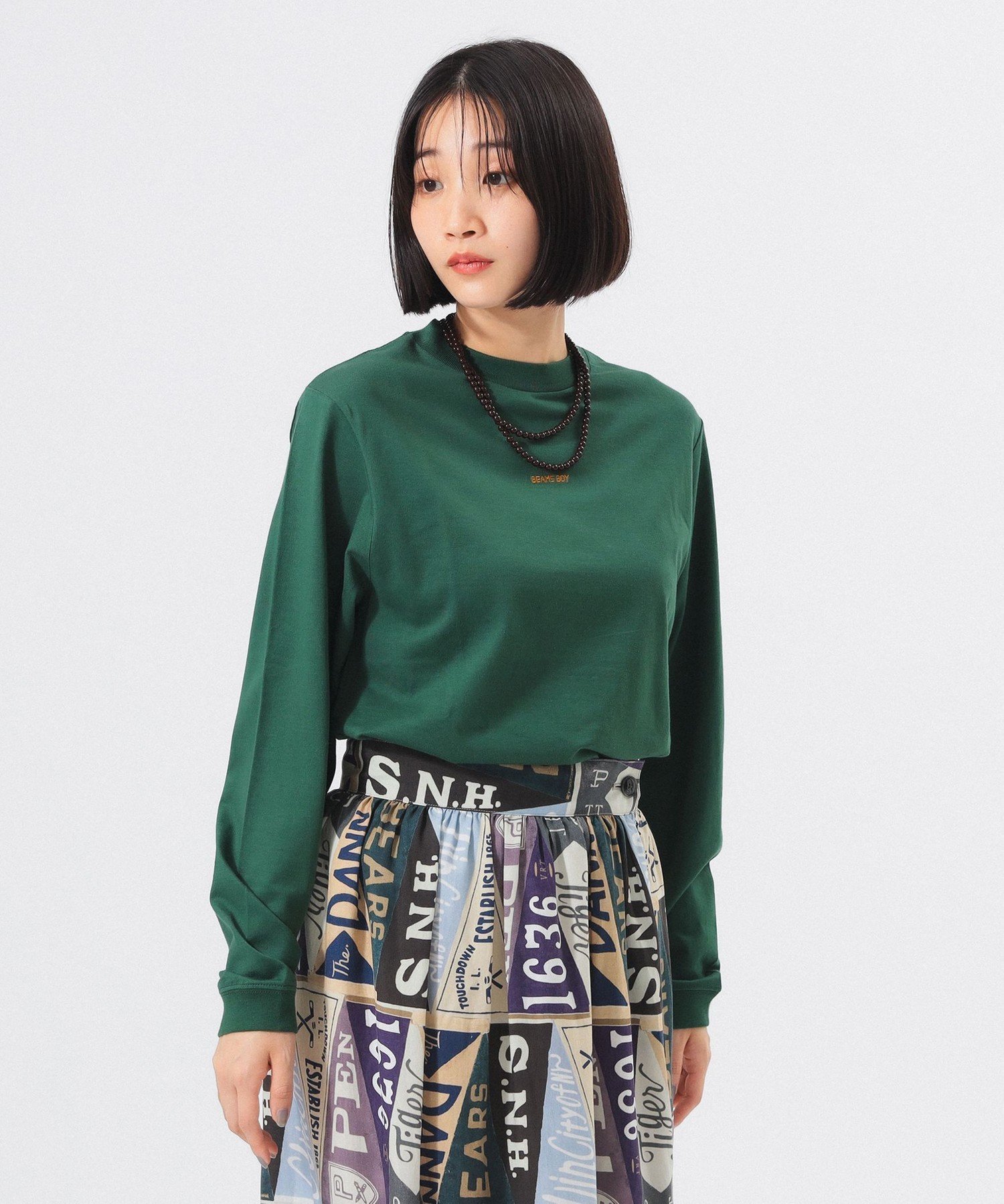 【ビームス ウイメン/BEAMS】の【12/4新規値下げ】ボーイ ミニロゴ ロングスリーブ Tシャツ インテリア・キッズ・メンズ・レディースファッション・服の通販 founy(ファニー) ファッション Fashion レディースファッション Fashion for Women トップス・カットソー Cut & Sew Tops シャツ・ブラウス・オフィスカジュアル Elegant Blouses & Button-Ups ロングTシャツ・Tシャツ Longline T-Shirts & Tees インナー Innerwear ウェーブ Wavy Pattern カーディガン Cardigan, Knitwear シンプル Simple, Minimal スリーブ Sleeve, Long Sleeve / Short Sleeve 長袖 Long Sleeve, Full Sleeve フィット Fit, Slim Fit フロント Front, Front Design ベーシック Basic, Essential レギュラー Regular, Standard Fit ロング Long, Long-Length おすすめ Recommended / Our Picks GREEN|ID: prp329100004796649 ipo3291000000034801012