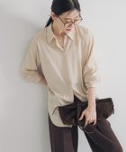 【アーバンリサーチ/URBAN RESEARCH】のレギュラーカラーシルキーシャツ 人気、トレンドファッション・服の通販 founy(ファニー) ファッション Fashion レディースファッション Fashion for Women トップス・カットソー Cut & Sew Tops シャツ・ブラウス・オフィスカジュアル Elegant Blouses & Button-Ups 2025年 2025 2025-2026秋冬・A/W Autumn/Winter 2025–26 AW25–26 冬 Winter / This Winter なめらか Smooth, Silky Texture インナー Innerwear シルク Silk, 100% Silk ベスト Vest, Waistcoat エレガント 上品 Elegant A/W・秋冬 Autumn/Winter thumbnail L.BEIGE|ID: prp329100004796660 ipo3291000000035241503