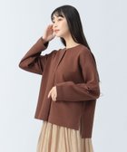 【ビームス ハート/BEAMS HEART】のダンボール スキッパー プルオーバー 人気、トレンドファッション・服の通販 founy(ファニー) ファッション Fashion レディースファッション Fashion for Women トップス・カットソー Cut & Sew Tops カジュアルプルオーバー・ニットトップス Pullovers & Knit Tops / Casual Pullovers インナー Innerwear シンプル Simple, Minimal スキッパー Skipper, Open Collar スリット Slit, Slit Detail センター Center, Center Line タートルネック Turtleneck, High Neck ヘムライン Hemline, Bottom Cut リラックス Relax, Relaxed Fit thumbnail BROWN|ID: prp329100004796666 ipo3291000000034801248