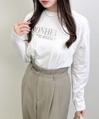 【イング/INGNI】のハクプリントロゴロンT 人気、トレンドファッション・服の通販 founy(ファニー) ファッション Fashion レディースファッション Fashion for Women トップス・カットソー Cut & Sew Tops ロングTシャツ・Tシャツ Longline T-Shirts & Tees シルバー Silver, Metallic Silver シンプル Simple, Minimal ジャケット Jacket, Outerwear スタイリッシュ Stylish, Fashionable スマホ Smartphone, Mobile Device ブルゾン Blouson, Bomber Jacket プリント Print, Printed Pattern ベーシック Basic, Essential メタリック Metallic, Shiny Finish thumbnail オフホワイト/シルバー|ID: prp329100004796688 ipo3291000000034913776