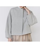 【マーリエ ル カセット/Maglie le cassetto】のパールショートコート 人気、トレンドファッション・服の通販 founy(ファニー) ファッション Fashion レディースファッション Fashion for Women アウター Coat / Outerwear Collection コート・ロングコート・ピーコート Long Coats, Peacoats & More キュプラ Cupro, Eco Fabric ショート Short, Short Length ジャケット Jacket, Outerwear スマート Smart, Elegant デニム Denim, Jeans Material バランス Balance, Style Balance パール Pearl, Pearl Accent ポケット Pocket, Pocket Detail ランダム Random, Irregular エレガント 上品 Elegant thumbnail グレー|ID: prp329100004796731 ipo3291000000035170315