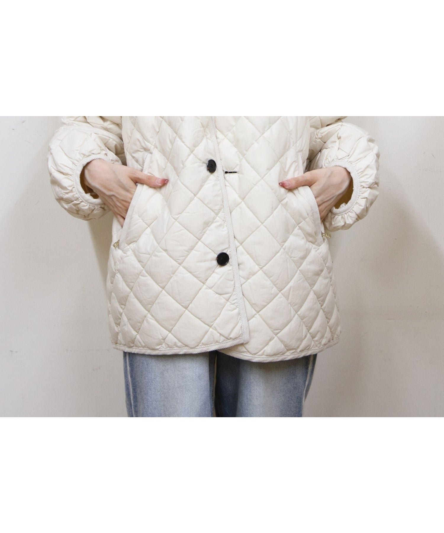 【ステップス/STEPS】のGYMPHLEX/QUILT DOWN PUFF SLEEVE MIDDLE COAT GY-A0717 NYM インテリア・キッズ・メンズ・レディースファッション・服の通販 founy(ファニー) 　ファッション　Fashion　レディースファッション　Fashion for Women　アウター　Coat / Outerwear Collection　コート・ロングコート・ピーコート　Long Coats, Peacoats & More　キルティング　Quilted, Quilting　スウェット / スエット　Sweatshirt, Sweatwear　トレンド　Trend, Trending Now　ベーシック　Basic, Essential　リラックス　Relax, Relaxed Fit　ビジネス 仕事 通勤　Business / Work / Commuting　OYSTR|ID: prp329100004796761 ipo3291000000035141399