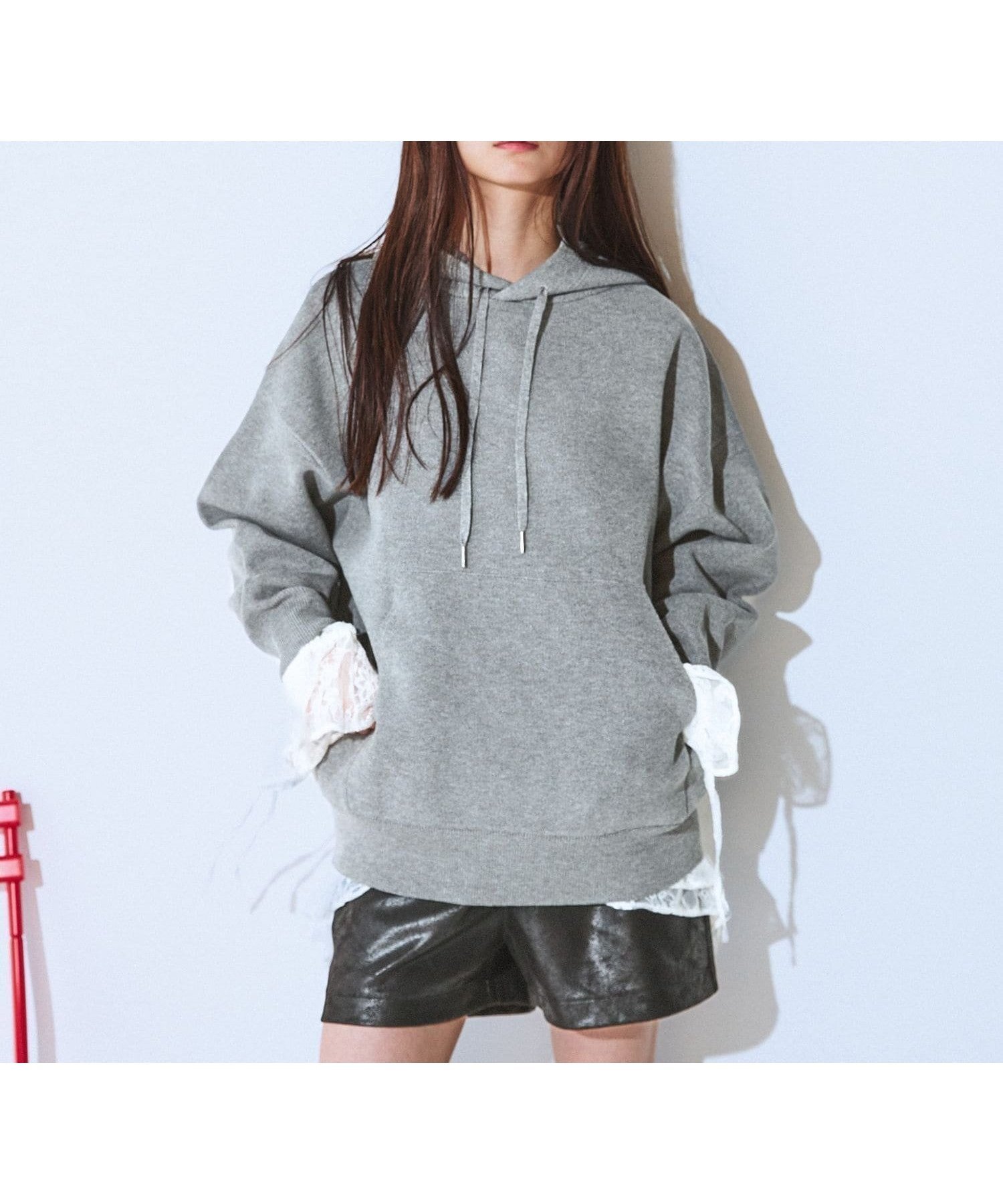 【ジーナシス/JEANASiS】の12G Wジャガードニットフーディ インテリア・キッズ・メンズ・レディースファッション・服の通販 founy(ファニー) ファッション Fashion レディースファッション Fashion for Women トップス・カットソー Cut & Sew Tops ニット Knit Tops & Sweaters カーディガン Cardigan, Knitwear シンプル Simple, Minimal スウェット / スエット Sweatshirt, Sweatwear スリーブ Sleeve, Long Sleeve / Short Sleeve ドレープ Drape, Draping Fabric フラット Flat, Flat Shoes フロント Front, Front Design ベーシック Basic, Essential グレー|ID: prp329100004796764 ipo3291000000034802500