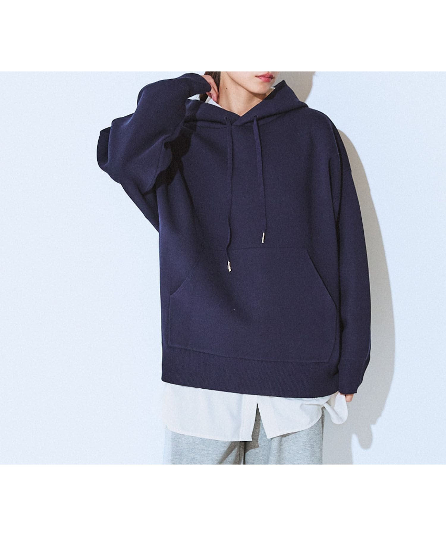 【ジーナシス/JEANASiS】の12G Wジャガードニットフーディ インテリア・キッズ・メンズ・レディースファッション・服の通販 founy(ファニー) ファッション Fashion レディースファッション Fashion for Women トップス・カットソー Cut & Sew Tops ニット Knit Tops & Sweaters カーディガン Cardigan, Knitwear シンプル Simple, Minimal スウェット / スエット Sweatshirt, Sweatwear スリーブ Sleeve, Long Sleeve / Short Sleeve ドレープ Drape, Draping Fabric フラット Flat, Flat Shoes フロント Front, Front Design ベーシック Basic, Essential ネイビー|ID: prp329100004796764 ipo3291000000034802503