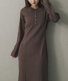 【センスオブプレイス/SENSE OF PLACE by URBAN RESEARCH】のエリツキリブニットワンピース 人気、トレンドファッション・服の通販 founy(ファニー) ファッション Fashion レディースファッション Fashion for Women ワンピース Dresses ニットワンピース Knit Dresses 2025年 2025 2025-2026秋冬・A/W Autumn/Winter 2025–26 AW25–26 冬 Winter / This Winter リラックス Relax, Relaxed Fit エレガント 上品 Elegant A/W・秋冬 Autumn/Winter thumbnail MOCHA|ID: prp329100004796774 ipo3291000000034802578