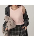 【エルーラ/Elura】のプレーンリブタンク/598154 人気、トレンドファッション・服の通販 founy(ファニー) ファッション Fashion レディースファッション Fashion for Women なめらか Smooth, Silky Texture インナー Innerwear カーディガン Cardigan, Knitwear ショルダー Shoulder, Shoulder Strap シンプル Simple, Minimal ジャケット Jacket, Outerwear タンク Tank Top, Sleeveless Top フィット Fit, Slim Fit エレガント 上品 Elegant 夏 Summer 秋 Autumn thumbnail 【新色】ライトピンク22|ID: prp329100004796793 ipo3291000000035118171