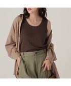 【エルーラ/Elura】のプレーンリブタンク/598154 人気、トレンドファッション・服の通販 founy(ファニー) ファッション Fashion レディースファッション Fashion for Women なめらか Smooth, Silky Texture インナー Innerwear カーディガン Cardigan, Knitwear ショルダー Shoulder, Shoulder Strap シンプル Simple, Minimal ジャケット Jacket, Outerwear タンク Tank Top, Sleeveless Top フィット Fit, Slim Fit エレガント 上品 Elegant 夏 Summer 秋 Autumn thumbnail ブラウン55|ID: prp329100004796793 ipo3291000000035118173