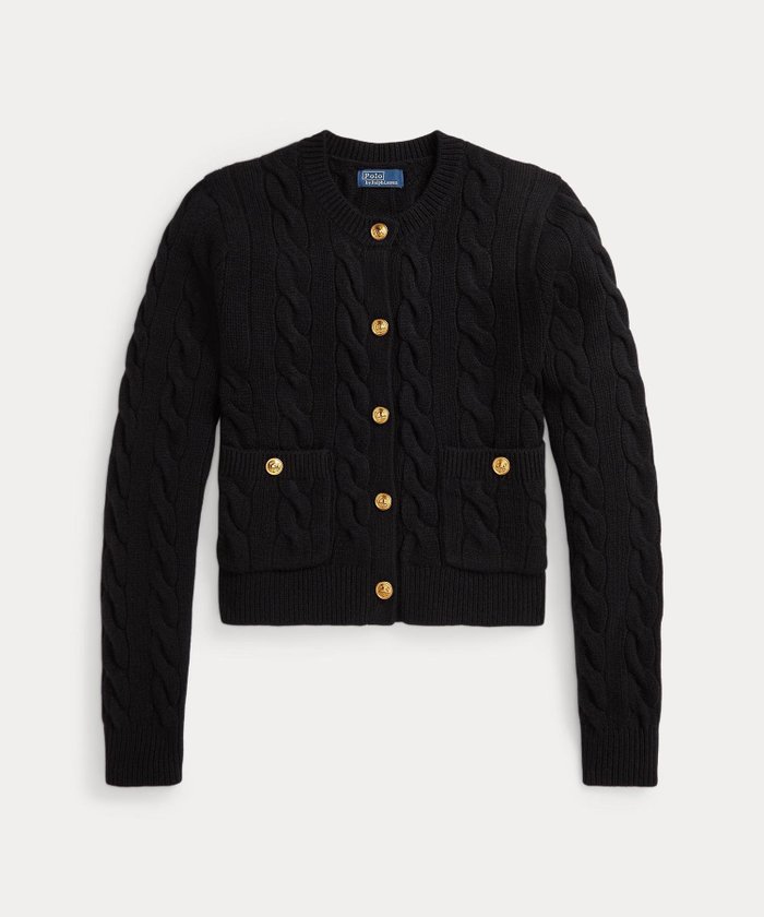 【ラルフローレン/RALPH LAUREN】のケーブル ウールカシミヤ カーディガン インテリア・キッズ・メンズ・レディースファッション・服の通販 founy(ファニー) https://founy.com/ ファッション Fashion レディースファッション Fashion for Women トップス・カットソー Cut & Sew Tops カーディガン・羽織り Layered Style Cardigans カフス Cuff Design カーディガン Cardigan, Knitwear クラシック Classic, Timeless Style ストレート Straight, Straight Cut セーター Sweater, Knitwear パッチ Patch, Appliqué フロント Front, Front Design ポケット Pocket, Pocket Detail リブニット Rib Knit, Ribbed Knit 長袖 Long Sleeve, Full Sleeve |ID: prp329100004796794 ipo3291000000034802748