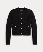 【ラルフローレン/RALPH LAUREN】のケーブル ウールカシミヤ カーディガン 001ブラック|ID: prp329100004796794 ipo3291000000034802750