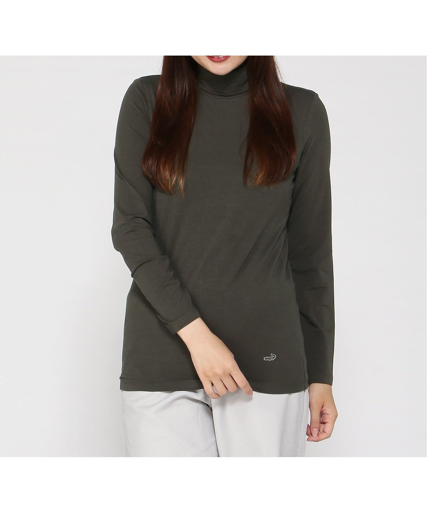 【クロコダイル/CROCODILE】の天竺 タートルネック プルオーバー インテリア・キッズ・メンズ・レディースファッション・服の通販 founy(ファニー) ファッション Fashion レディースファッション Fashion for Women トップス・カットソー Cut & Sew Tops カジュアルプルオーバー・ニットトップス Pullovers & Knit Tops / Casual Pullovers タートルネック・ハイネックトップス Turtlenecks & High-Neck Tops インナー Innerwear タートルネック Turtleneck, High Neck 冬 Winter / This Winter 定番 Standard, Basic Item チャコール|ID: prp329100004796809 ipo3291000000034912792