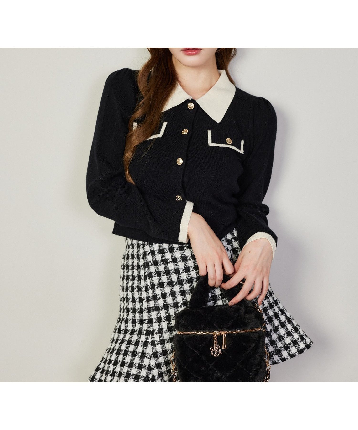 【ナイスクラップ/NICE CLAUP】の金ボタン配色衿ニット 人気、トレンドファッション・服の通販 founy(ファニー) ファッション Fashion レディースファッション Fashion for Women トップス・カットソー Cut & Sew Tops ニット Knit Tops & Sweaters 2025年 2025 2025-2026秋冬・A/W Autumn/Winter 2025–26 AW25–26 おすすめ Recommended / Our Picks クラシカル Classical, Vintage-Inspired デニム Denim, Jeans Material フィット Fit, Slim Fit フレア Flare, Flared ボトム Bottoms, Lower Wear 長袖 Long Sleeve, Full Sleeve other-1|ID: prp329100004796811 ipo3291000000034802888