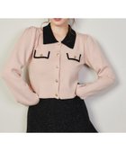 【ナイスクラップ/NICE CLAUP】の金ボタン配色衿ニット 人気、トレンドファッション・服の通販 founy(ファニー) ファッション Fashion レディースファッション Fashion for Women トップス・カットソー Cut & Sew Tops ニット Knit Tops & Sweaters 2025年 2025 2025-2026秋冬・A/W Autumn/Winter 2025–26 AW25–26 おすすめ Recommended / Our Picks クラシカル Classical, Vintage-Inspired デニム Denim, Jeans Material フィット Fit, Slim Fit フレア Flare, Flared ボトム Bottoms, Lower Wear 長袖 Long Sleeve, Full Sleeve thumbnail ピンク|ID: prp329100004796811 ipo3291000000034802893