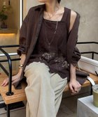 【ドゥドゥ/DouDou】の【新色追加】スカラレースキャミ 人気、トレンドファッション・服の通販 founy(ファニー) ファッション Fashion レディースファッション Fashion for Women トップス・カットソー Cut & Sew Tops キャミソール&ノースリーブ Camisoles & Sleeveless Tops キャミソール Camisole, Spaghetti Strap Top スマート Smart, Elegant レース Lace, Lace Fabric A/W・秋冬 Autumn/Winter 冬 Winter / This Winter 再入荷 Restock / Back in Stock エレガント 上品 Elegant 2025年 2025 2025-2026秋冬・A/W Autumn/Winter 2025–26 AW25–26 thumbnail ブラウン|ID: prp329100004796829 ipo3291000000036269251