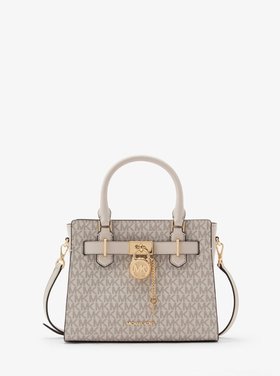 【マイケルコース/MICHAEL KORS】のHAMILTON サッチェル スモール - MKシグネチャー マイケルコース 人気、トレンドファッション・服の通販 founy(ファニー) ファッション Fashion レディースファッション Fashion for Women コレクション Collection, Seasonal Line ショルダー Shoulder, Shoulder Strap ドロップ Drop Shoulder, Dropped Style ラグジュアリー Luxury, Elegant |ID:prp329100004796853