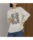 【バブ ブージュルード/Bab Bou Jeloud】のパウンドストレッチARTロゴプルオーバー 人気、トレンドファッション・服の通販 founy(ファニー) ファッション Fashion レディースファッション Fashion for Women トップス・カットソー Cut & Sew Tops カジュアルプルオーバー・ニットトップス Pullovers & Knit Tops / Casual Pullovers 人気 Popular, Best Seller 再入荷 Restock / Back in Stock thumbnail IVORY|ID: prp329100004796857 ipo3291000000034874497