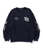 【エクストララージ/XLARGE】のVARSITY CREWNECK SWEATSHIRT 人気、トレンドファッション・服の通販 founy(ファニー) ファッション Fashion レディースファッション Fashion for Women トップス・カットソー Cut & Sew Tops シャツ・ブラウス・オフィスカジュアル Elegant Blouses & Button-Ups レディースパーカー・カジュアルフーディー Casual Hoodies & Sweatshirts ロングTシャツ・Tシャツ Longline T-Shirts & Tees スウェット・クルーネックトップス Sweatshirts & Crewnecks / Relaxed Fit Sweat Tops スウェット / スエット Sweatshirt, Sweatwear ベーシック Basic, Essential ミリタリー Military, Army Style ロング Long, Long-Length thumbnail BLACK|ID: prp329100004796868 ipo3291000000034905278