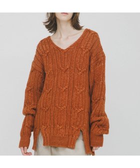 【ラート/LAATO】のbig cable knit 人気、トレンドファッション・服の通販 founy(ファニー) ファッション Fashion レディースファッション Fashion for Women トップス・カットソー Cut & Sew Tops ニット Knit Tops & Sweaters スリット Slit, Slit Detail トレンド Trend, Trending Now なめらか Smooth, Silky Texture バランス Balance, Style Balance A/W・秋冬 Autumn/Winter 冬 Winter / This Winter 2025年 2025 2025-2026秋冬・A/W Autumn/Winter 2025–26 AW25–26 |ID:prp329100004796869