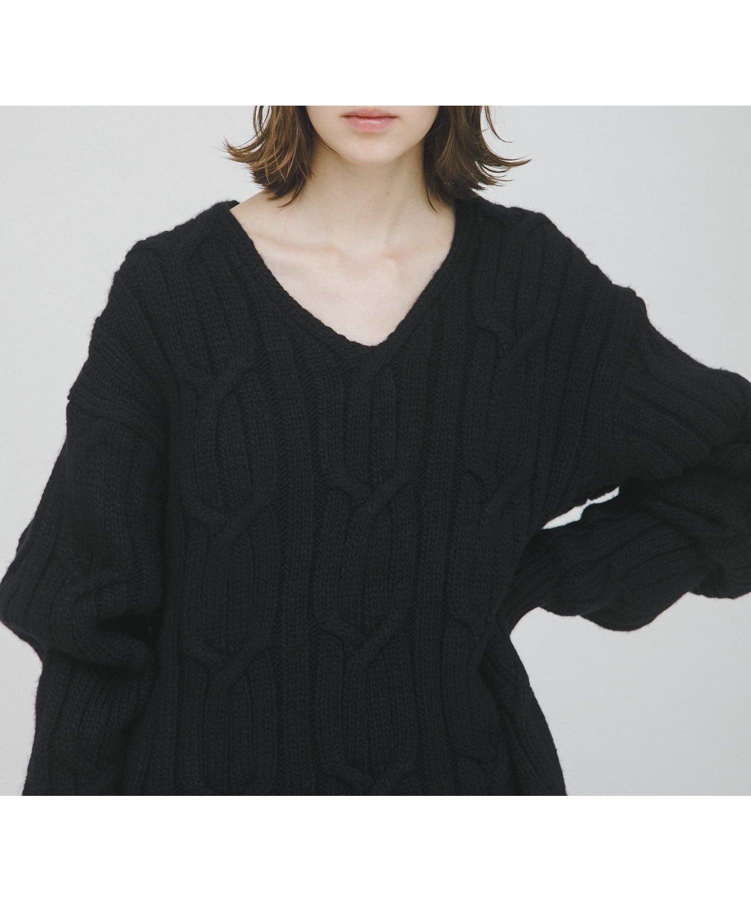 【ラート/LAATO】のbig cable knit インテリア・キッズ・メンズ・レディースファッション・服の通販 founy(ファニー) 　ファッション　Fashion　レディースファッション　Fashion for Women　トップス・カットソー　Cut & Sew Tops　ニット　Knit Tops & Sweaters　スリット　Slit, Slit Detail　トレンド　Trend, Trending Now　なめらか　Smooth, Silky Texture　バランス　Balance, Style Balance　A/W・秋冬　Autumn/Winter　冬　Winter / This Winter　2025年　2025　2025-2026秋冬・A/W　Autumn/Winter 2025–26 AW25–26　インク|ID: prp329100004796869 ipo3291000000035011040