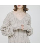 【ラート/LAATO】のbig cable knit ミスト|ID: prp329100004796869 ipo3291000000035011042