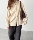 【キャナルジーン/CANAL JEAN】のEl mar コットンネルシャツ 人気、トレンドファッション・服の通販 founy(ファニー) ファッション Fashion レディースファッション Fashion for Women トップス・カットソー Cut & Sew Tops シャツ・ブラウス・オフィスカジュアル Elegant Blouses & Button-Ups おすすめ Recommended / Our Picks インナー Innerwear スウェット / スエット Sweatshirt, Sweatwear A/W・秋冬 Autumn/Winter thumbnail ベージュ|ID: prp329100004796884 ipo3291000000034803473