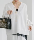 【スタイルドア/STYLEDOOR】のフロント2wayニットVネックプルオーバー 人気、トレンドファッション・服の通販 founy(ファニー) ファッション Fashion レディースファッション Fashion for Women トップス・カットソー Cut & Sew Tops ニット Knit Tops & Sweaters カジュアルプルオーバー・ニットトップス Pullovers & Knit Tops / Casual Pullovers Vネックトップス V-Neck Tops / V-Cut Neckline Shirts インナー Innerwear 洗える Machine Washable キャミソール Camisole, Spaghetti Strap Top クール Cool, Chic サテン Satin, Glossy Fabric シンプル Simple, Minimal タンク Tank Top, Sleeveless Top タートル Turtleneck, Turtle Collar デニム Denim, Jeans Material フロント Front, Front Design ベーシック Basic, Essential ボトム Bottoms, Lower Wear ボーダー Border, Stripe 無地 Plain, Solid Color ワイド Wide, Wide Fit thumbnail ホワイト|ID: prp329100004796887 ipo3291000000034936813