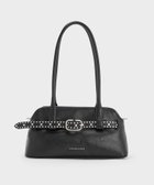 【チャールズ アンド キース/CHARLES & KEITH】のVictoria ヴィクトリア ベルトイロンゲイティッドショルダーバッグ 人気、トレンドファッション・服の通販 founy(ファニー) ファッション Fashion レディースファッション Fashion for Women バッグ Bags ベルト&ウエストマーク Belts & Waist Accessories おすすめ Recommended / Our Picks クラシック Classic, Timeless Style スクエア Square, Square Shape thumbnail Noir|ID: prp329100004796894 ipo3291000000034803537