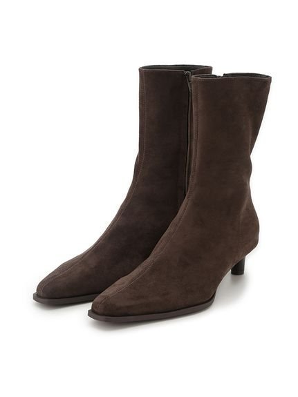 【ミラオーウェン/Mila Owen】のキトゥンヒールショートブーツ インテリア・キッズ・メンズ・レディースファッション・服の通販 founy(ファニー) 　雑誌掲載アイテム　Magazine Picks & Fashion Features　ファッション雑誌　Fashion Magazines　ヴェリィ　VERY　ファッション　Fashion　レディースファッション　Fashion for Women　12月号　December Issue　ショート　Short, Short Length　ストレッチ　Stretch, Stretchy Fabric　スマート　Smart, Elegant　ダブル　Double, Double-Breasted　ハイヒール　High Heels, Heeled Shoes　定番　Standard, Basic Item　楽ちん　Easy Fit, Comfortable　雑誌　Magazine, Fashion Magazine　DBRW[059]|ID: prp329100004796919 ipo3291000000034803742