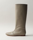 【ユナイテッドアローズ/UNITED ARROWS】のフラット ロングブーツ15↑ 人気、トレンドファッション・服の通販 founy(ファニー) ファッション Fashion レディースファッション Fashion for Women コンパクト Compact, Small Size シルバー Silver, Metallic Silver シンプル Simple, Minimal ストレート Straight, Straight Cut チューブ Tube, Tube Top フィット Fit, Slim Fit フラット Flat, Flat Shoes プレーン Plain, Simple ロング Long, Long-Length アウトレット Outlet / Clearance thumbnail BEIGE|ID: prp329100004796985 ipo3291000000034891703