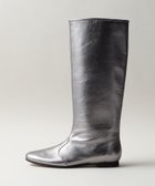 【ユナイテッドアローズ/UNITED ARROWS】のフラット ロングブーツ15↑ 人気、トレンドファッション・服の通販 founy(ファニー) ファッション Fashion レディースファッション Fashion for Women コンパクト Compact, Small Size シルバー Silver, Metallic Silver シンプル Simple, Minimal ストレート Straight, Straight Cut チューブ Tube, Tube Top フィット Fit, Slim Fit フラット Flat, Flat Shoes プレーン Plain, Simple ロング Long, Long-Length アウトレット Outlet / Clearance thumbnail SILVER|ID: prp329100004796985 ipo3291000000034891704