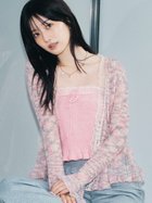 【リリーブラウン/Lily Brown】のレーストリムニットアンサンブル 人気、トレンドファッション・服の通販 founy(ファニー) ファッション Fashion レディースファッション Fashion for Women トップス・カットソー Cut & Sew Tops ニット Knit Tops & Sweaters アンサンブルニット Knit Ensembles & Twin Sets おすすめ Recommended / Our Picks アンサンブル Ensemble Set インナー Innerwear カーディガン Cardigan, Knitwear キャミソール Camisole, Spaghetti Strap Top スマート Smart, Elegant デニム Denim, Jeans Material フェミニン Feminine, Girly レース Lace, Lace Fabric 透かし Cut-Out, Lacework thumbnail PNK[066]|ID: prp329100004797003 ipo3291000000035098018