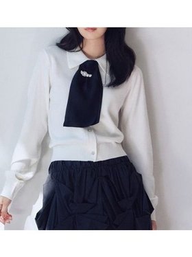 【スナイデル/SNIDEL】 タイ付きビジューカーディガン人気、トレンドファッション・服の通販 founy(ファニー) ファッション Fashion レディースファッション Fashion for Women トップス・カットソー Cut & Sew Tops カーディガン・羽織り Layered Style Cardigans エレガント 上品 Elegant オーガンジー Organza Fabric カーディガン Cardigan, Knitwear シアー Sheer, See-Through シンプル Simple, Minimal ストレート Straight, Straight Cut スマート Smart, Elegant おすすめ Recommended / Our Picks |ID:prp329100004797008