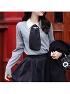 【スナイデル/SNIDEL】のタイ付きビジューカーディガン 人気、トレンドファッション・服の通販 founy(ファニー) ファッション Fashion レディースファッション Fashion for Women トップス・カットソー Cut & Sew Tops カーディガン・羽織り Layered Style Cardigans エレガント 上品 Elegant オーガンジー Organza Fabric カーディガン Cardigan, Knitwear シアー Sheer, See-Through シンプル Simple, Minimal ストレート Straight, Straight Cut スマート Smart, Elegant おすすめ Recommended / Our Picks thumbnail GRY[006]|ID: prp329100004797008 ipo3291000000034804239