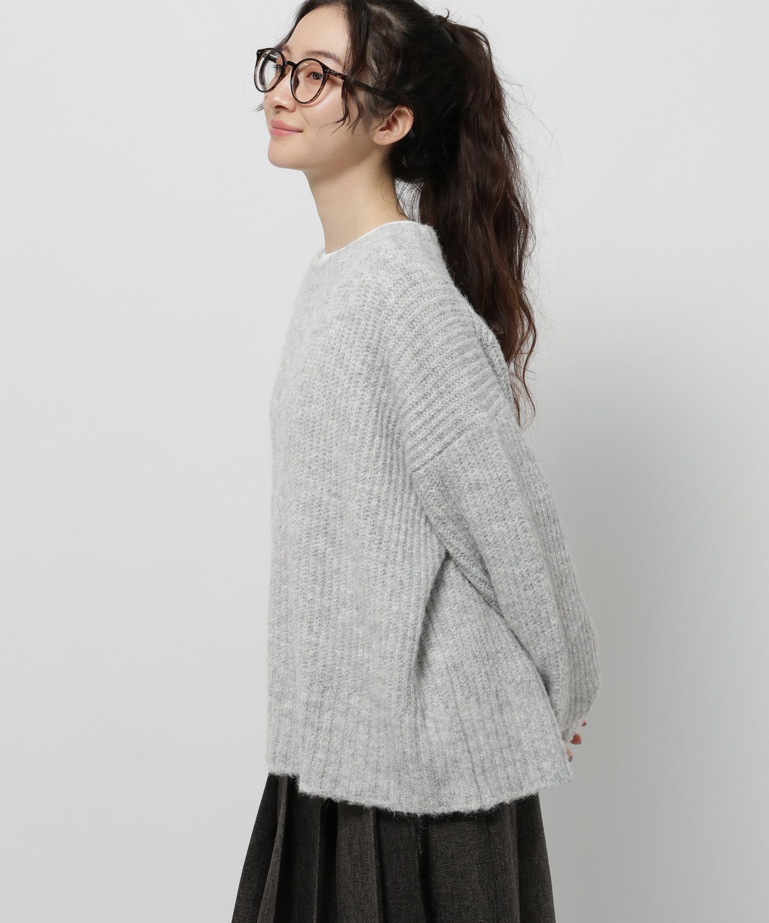 【ニコアンド/niko and】のアルパカウールMIXアゼプルオーバー インテリア・キッズ・メンズ・レディースファッション・服の通販 founy(ファニー) ファッション Fashion レディースファッション Fashion for Women トップス・カットソー Cut & Sew Tops カジュアルプルオーバー・ニットトップス Pullovers & Knit Tops / Casual Pullovers おすすめ Recommended / Our Picks なめらか Smooth, Silky Texture ショルダー Shoulder, Shoulder Strap シンプル Simple, Minimal ドロップ Drop Shoulder, Dropped Style バランス Balance, Style Balance リラックス Relax, Relaxed Fit ルーズ Loose, Oversized ワイド Wide, Wide Fit 定番 Standard, Basic Item A/W・秋冬 Autumn/Winter ライトグレー|ID: prp329100004797018 ipo3291000000034913263