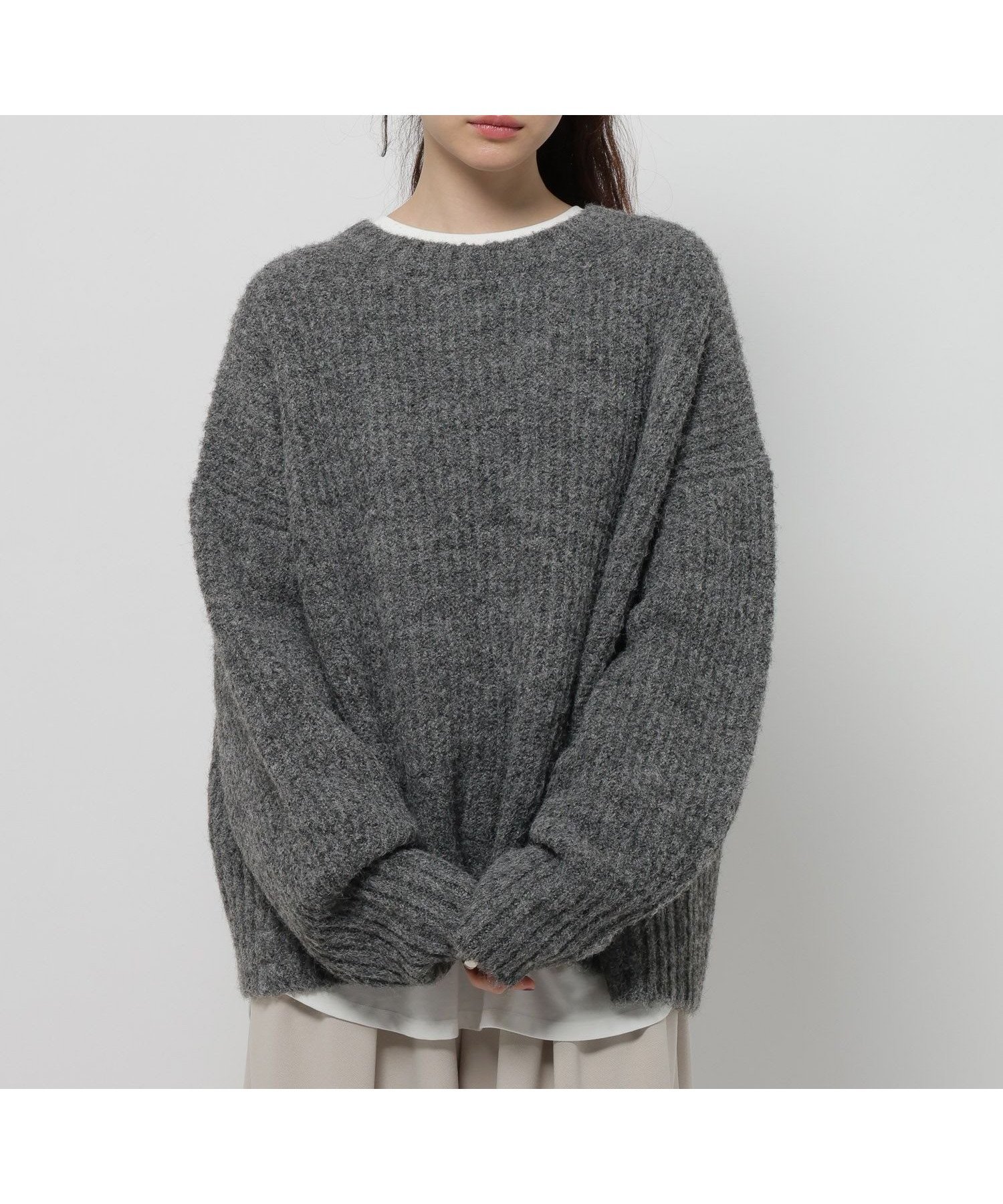 【ニコアンド/niko and】のアルパカウールMIXアゼプルオーバー インテリア・キッズ・メンズ・レディースファッション・服の通販 founy(ファニー) ファッション Fashion レディースファッション Fashion for Women トップス・カットソー Cut & Sew Tops カジュアルプルオーバー・ニットトップス Pullovers & Knit Tops / Casual Pullovers おすすめ Recommended / Our Picks なめらか Smooth, Silky Texture ショルダー Shoulder, Shoulder Strap シンプル Simple, Minimal ドロップ Drop Shoulder, Dropped Style バランス Balance, Style Balance リラックス Relax, Relaxed Fit ルーズ Loose, Oversized ワイド Wide, Wide Fit 定番 Standard, Basic Item A/W・秋冬 Autumn/Winter チャコール|ID: prp329100004797018 ipo3291000000034913264