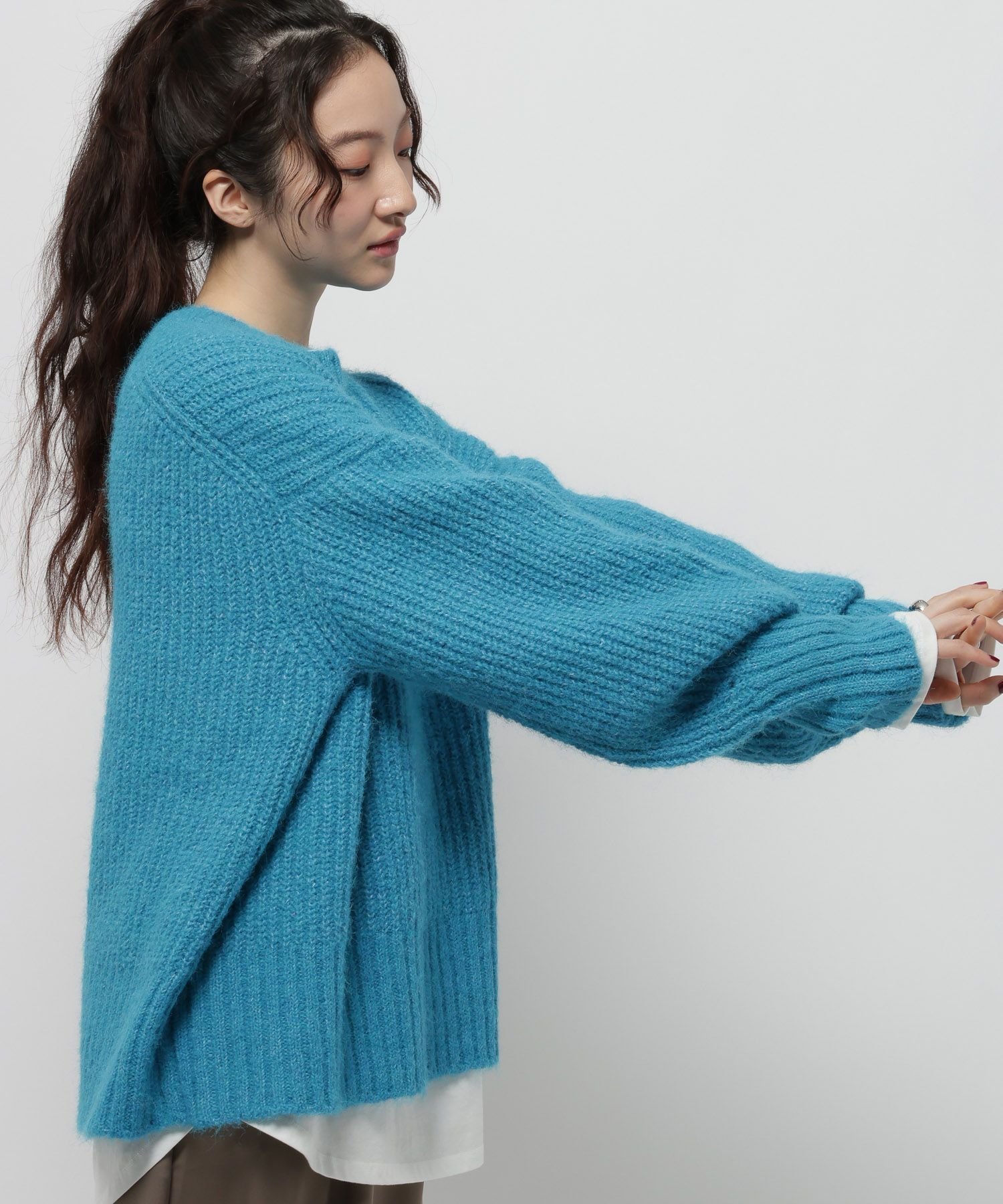 【ニコアンド/niko and】のアルパカウールMIXアゼプルオーバー インテリア・キッズ・メンズ・レディースファッション・服の通販 founy(ファニー) ファッション Fashion レディースファッション Fashion for Women トップス・カットソー Cut & Sew Tops カジュアルプルオーバー・ニットトップス Pullovers & Knit Tops / Casual Pullovers おすすめ Recommended / Our Picks なめらか Smooth, Silky Texture ショルダー Shoulder, Shoulder Strap シンプル Simple, Minimal ドロップ Drop Shoulder, Dropped Style バランス Balance, Style Balance リラックス Relax, Relaxed Fit ルーズ Loose, Oversized ワイド Wide, Wide Fit 定番 Standard, Basic Item A/W・秋冬 Autumn/Winter ブルー|ID: prp329100004797018 ipo3291000000034913265