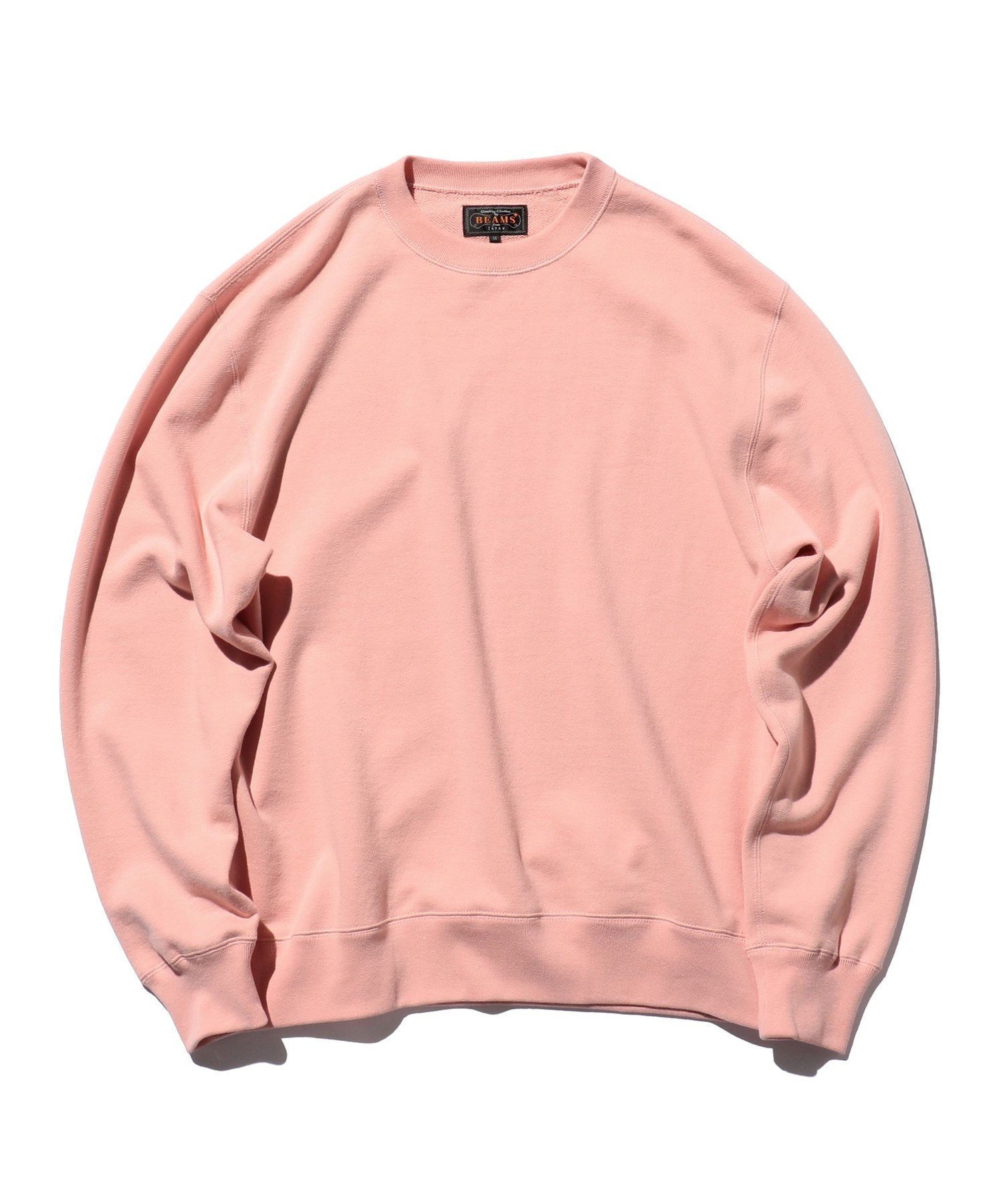 【ビームス/BEAMS / MEN】のクルーネック スウェット インテリア・キッズ・メンズ・レディースファッション・服の通販 founy(ファニー) ファッション Fashion メンズファッション Fashion for Men カットソー Cut and Sewn Top シンプル Simple, Minimal スウェット / スエット Sweatshirt, Sweatwear スタンダード Standard, Basic パターン Pattern, Design Print ベーシック Basic, Essential 日本製 Made In Japan PINK|ID: prp329100004797046 ipo3291000000034895148
